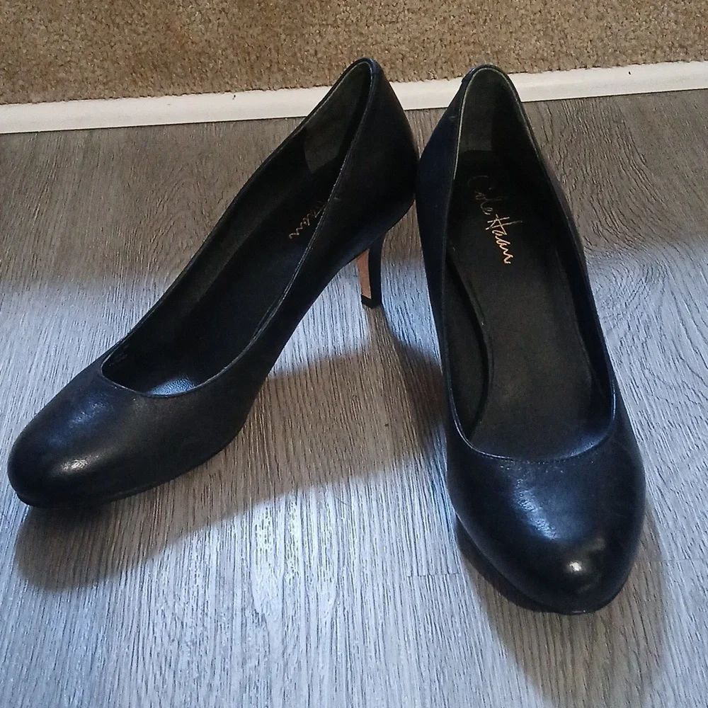 Cole Haan Nike Air Talia Classic Black Women's Pumps D32895 Sz 9